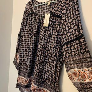 Japna long sleeve boho style shirt